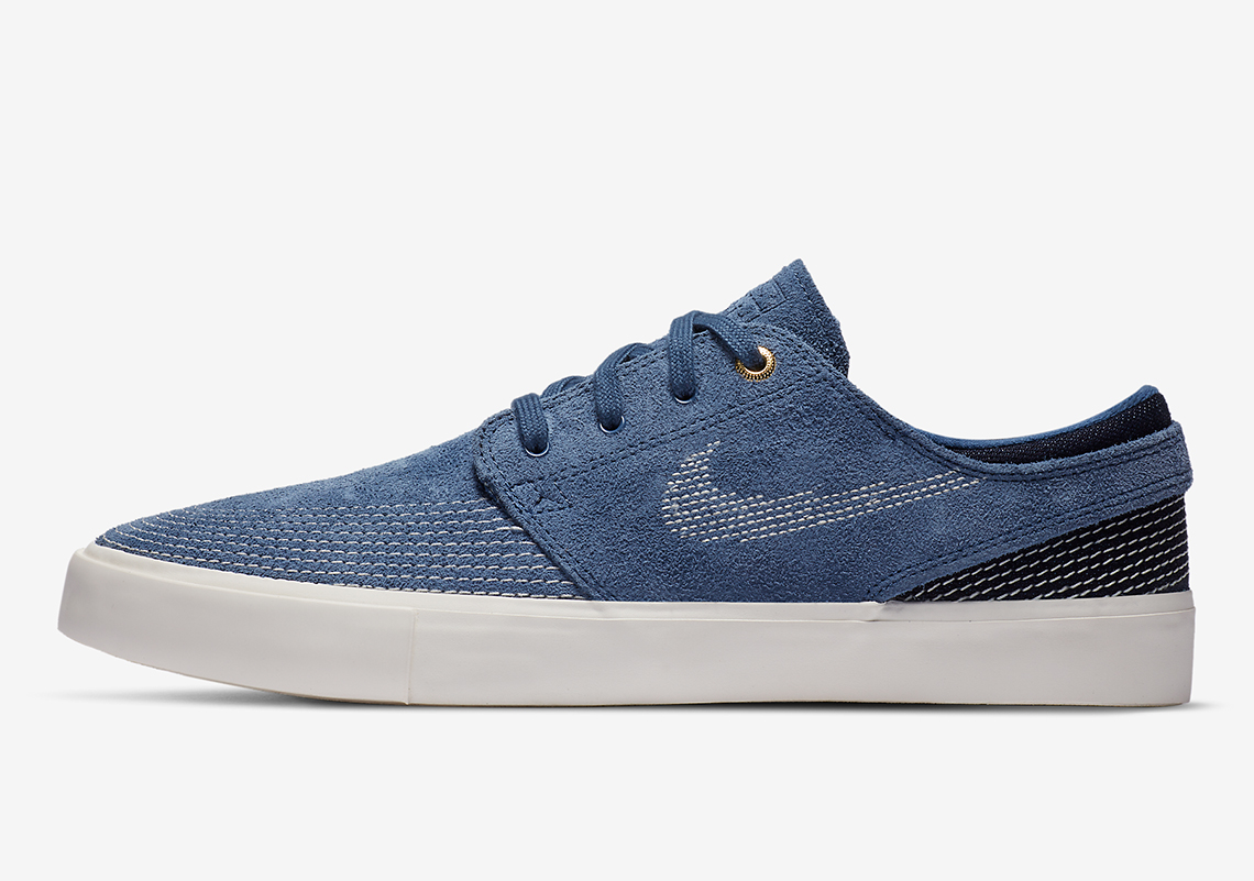 Nike Sb Janoski Sashiko Indigo Cz4731 400 2