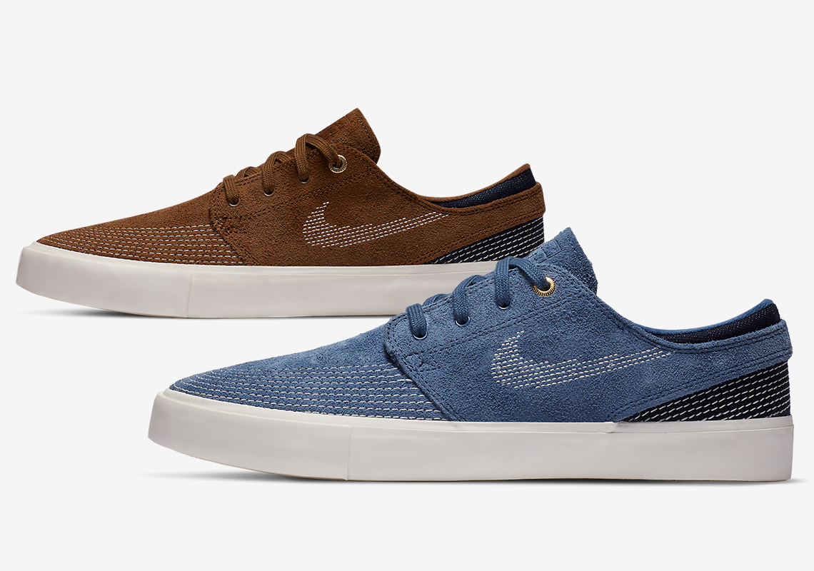 Nike SB Zoom Janoski Offered In Two "Sashiko" Colorways