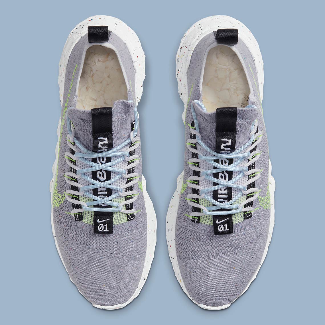 Nike Space Hippie 01 Grey Volt Cq3986 002 6