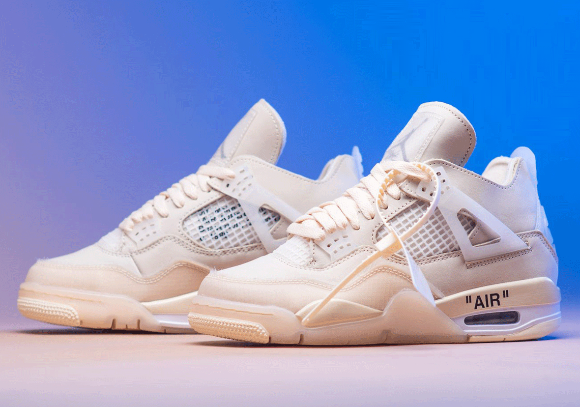 Off White Air Jordan 4 Sail Cv9388 100 3