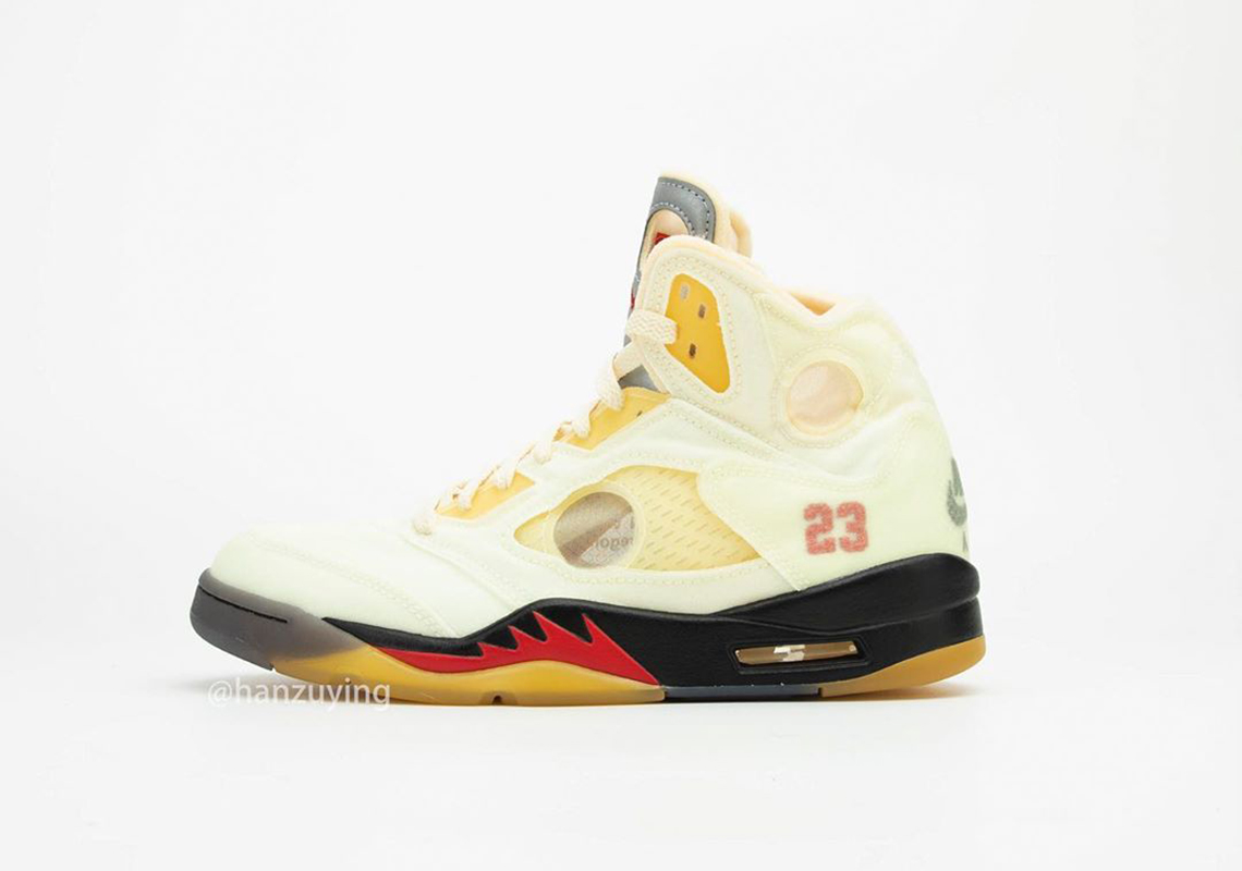 Off White Air Jordan 5 Sail Dh8565 100 Release Info 5