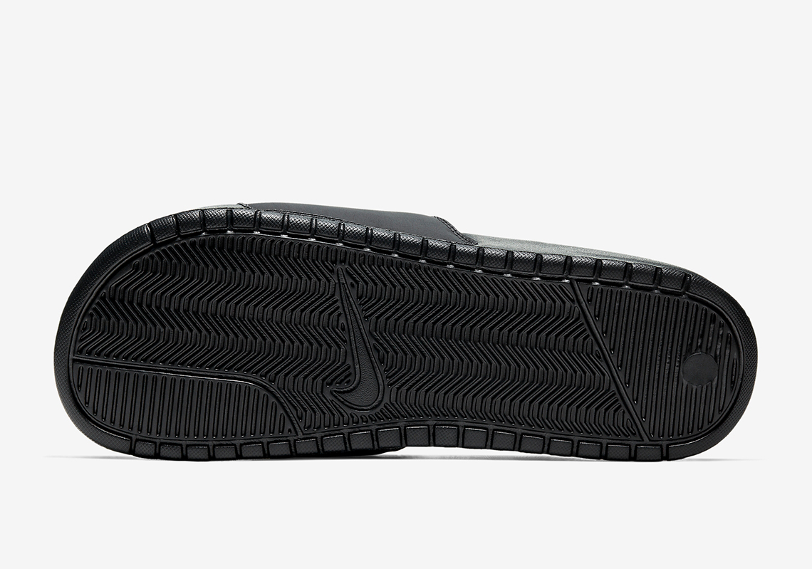 Stussy Nike Benassi Slide Black Cw2787 001 4