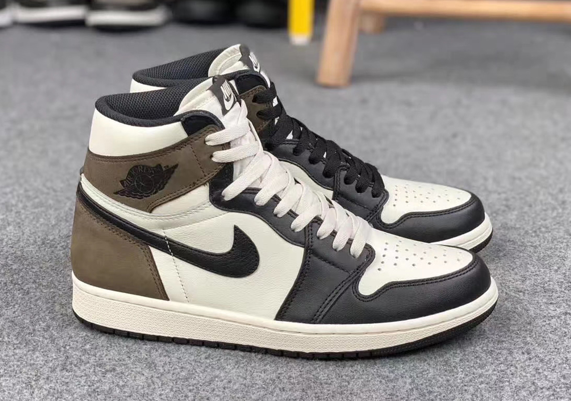 Air Jordan 1 Retro High Og Sail Dark Mocha Black 555088 105 8