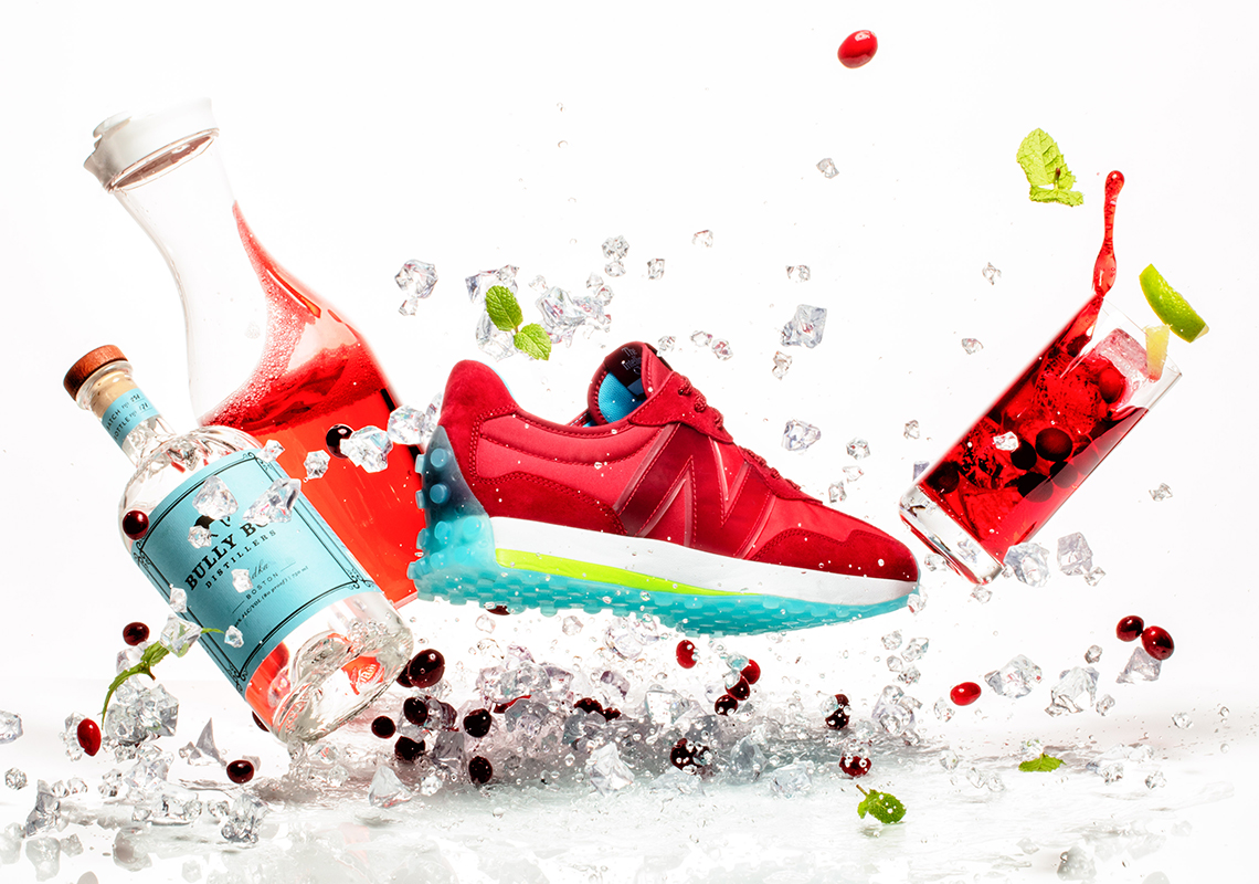 The Concepts x New Balance 327 "Cape" Is Inspired By Vodka Cranberry Cocktails