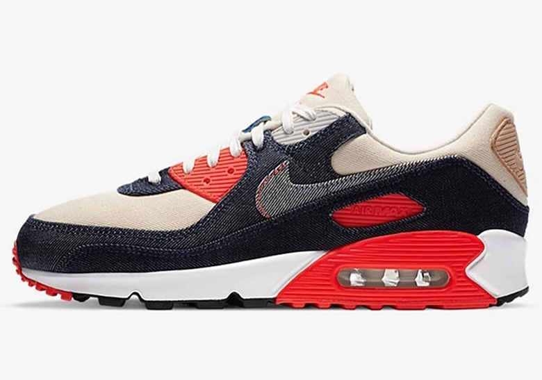 Denham Gives The Nike Air Max 90 "Infrared" A Trademark Update