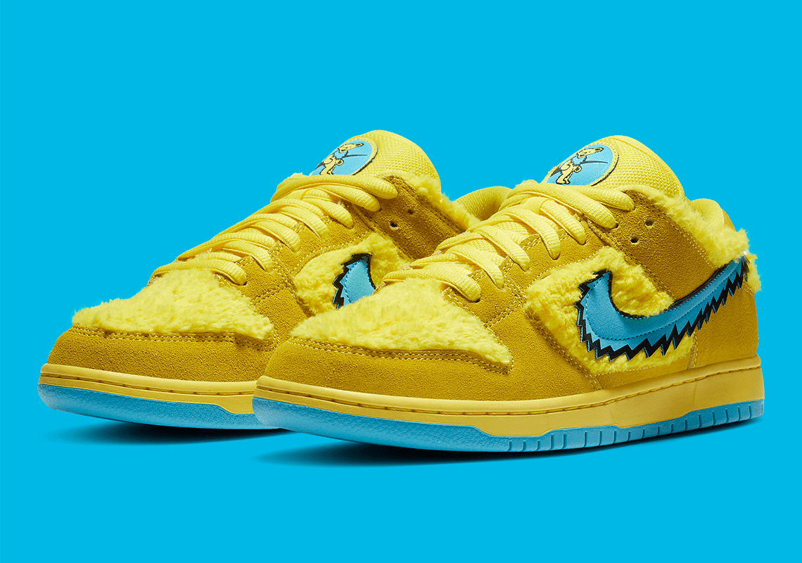 Grateful Dead Nike Sb Dunk Low Yellow Cj5378 700 Release Date 4