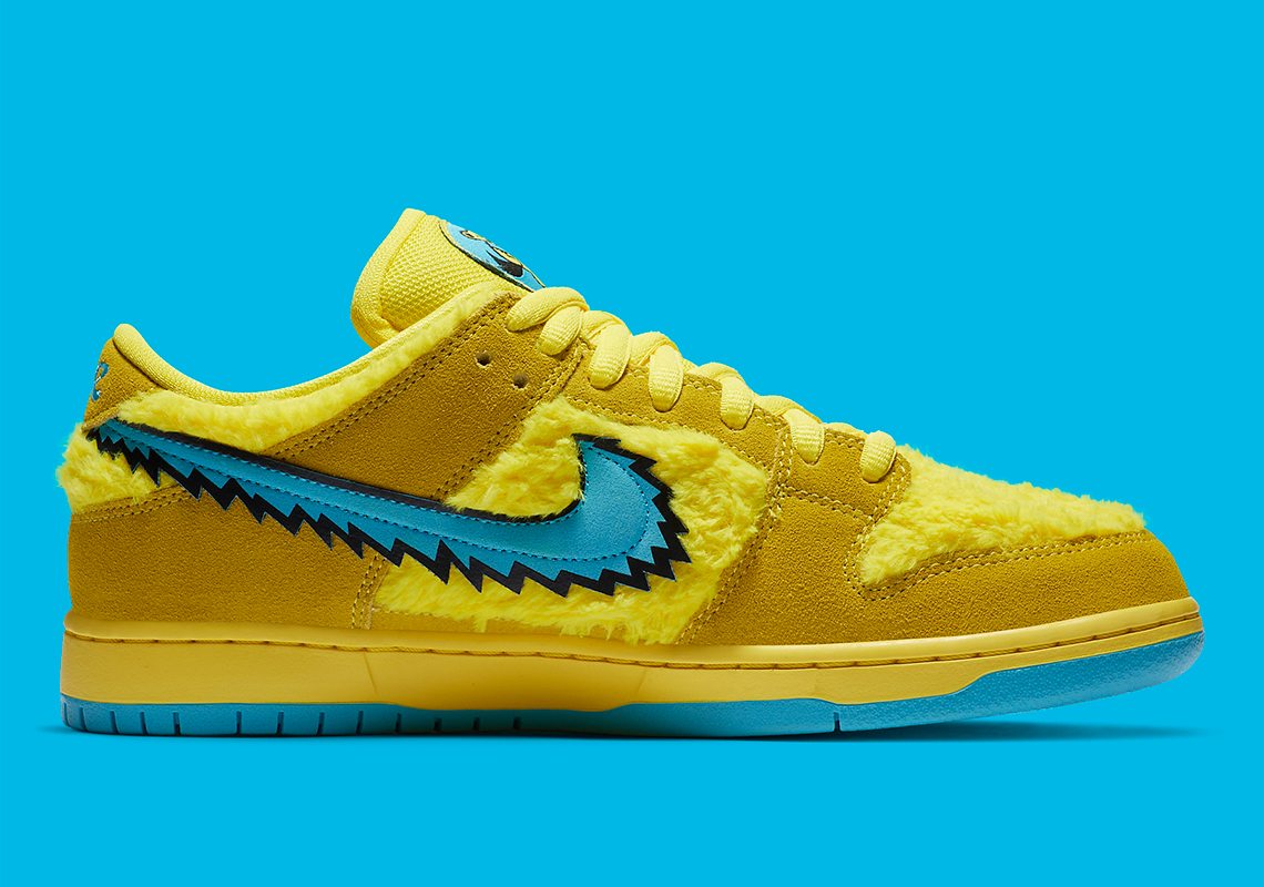 Grateful Dead Nike Sb Dunk Low Yellow Cj5378 700 Release Date 5