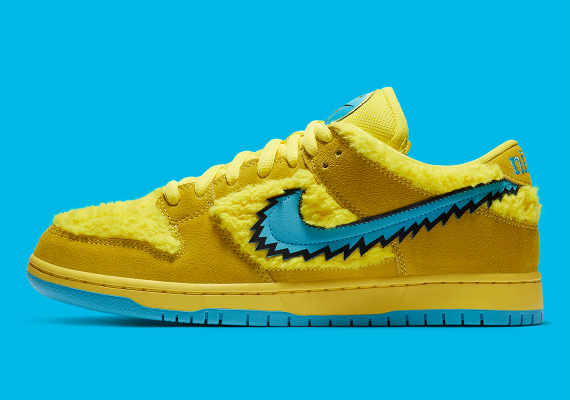 Grateful Dead Nike Sb Dunk Low Yellow Cj5378 700 Release Date 6