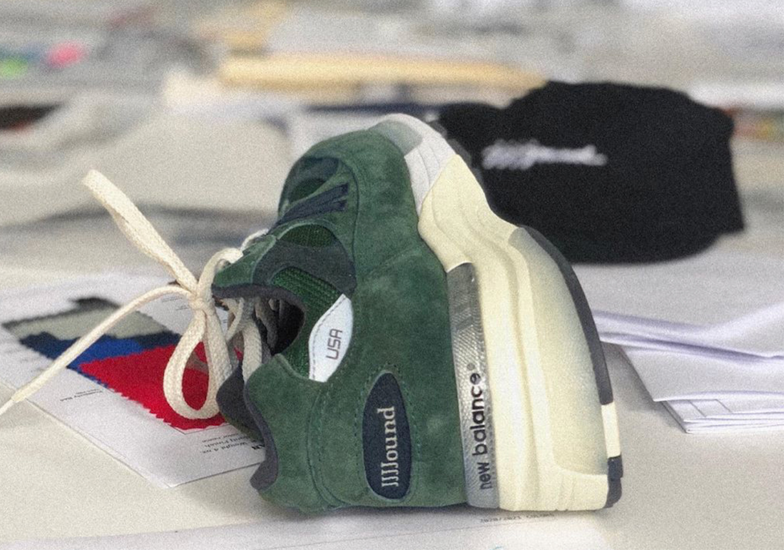 JJJJound Further Teases Their Green New Balance 992 Collaboration