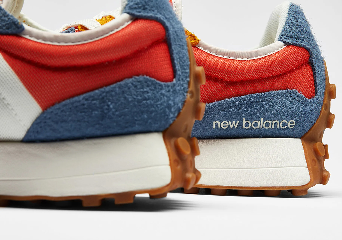 New Balance 327 Orange Blue 4