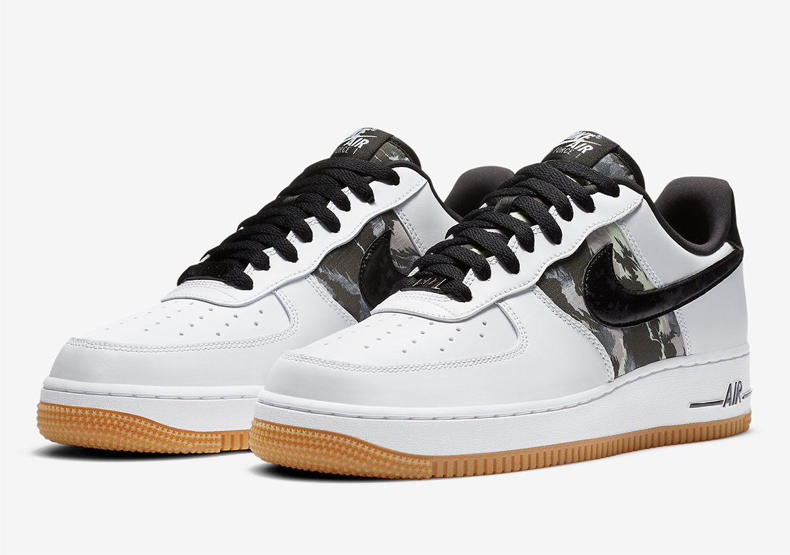 Nike Adds Ripstop Camo Tongues And Mid-Panels To The Air Force 1