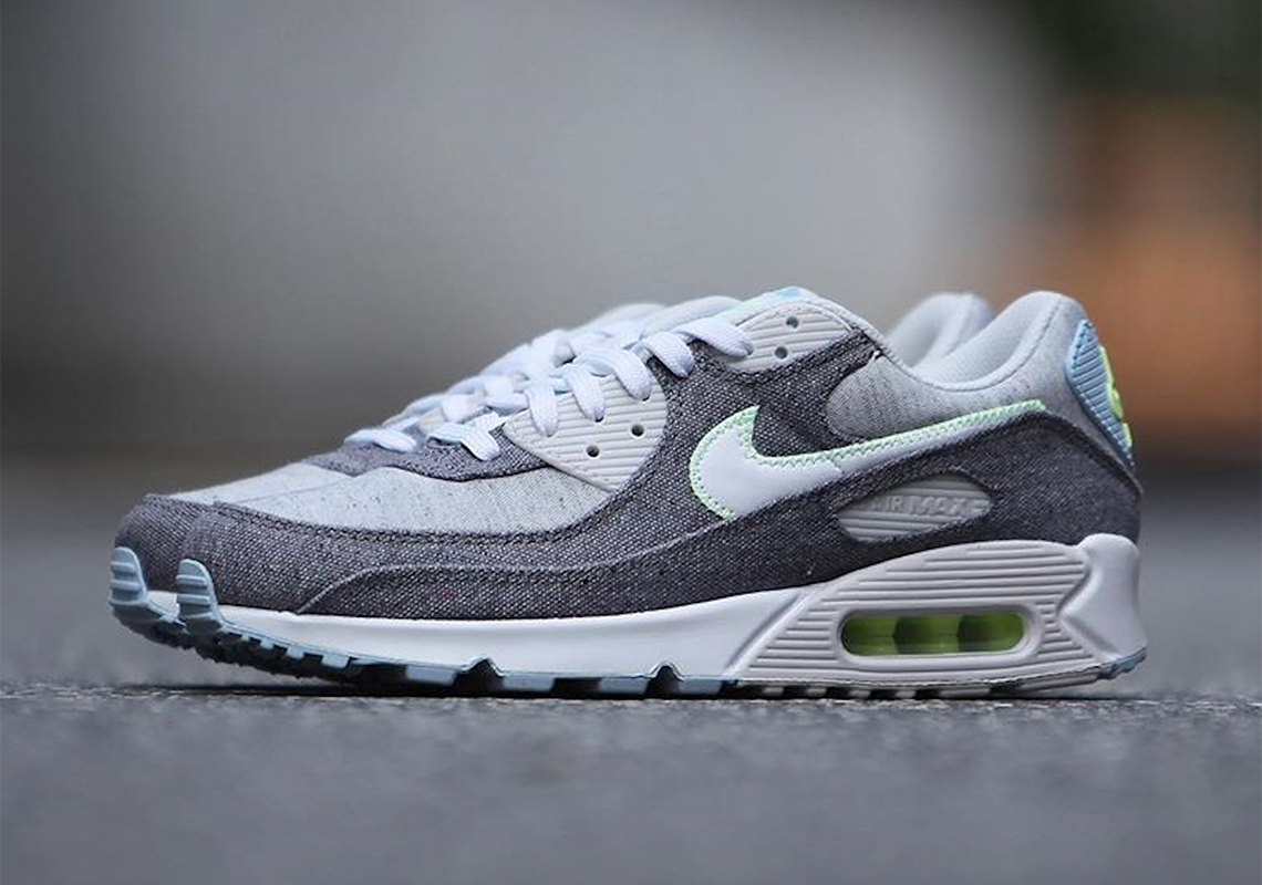 The Nike Air Max 90 Crater Infuses Recycled Materials Into Its Construction