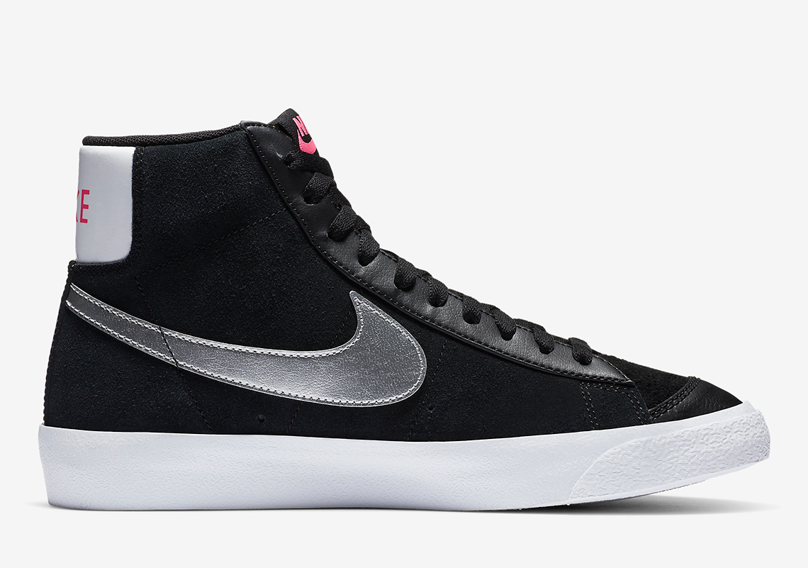 Nike Blazer Mid 77 Black Silver Da4283 001 4