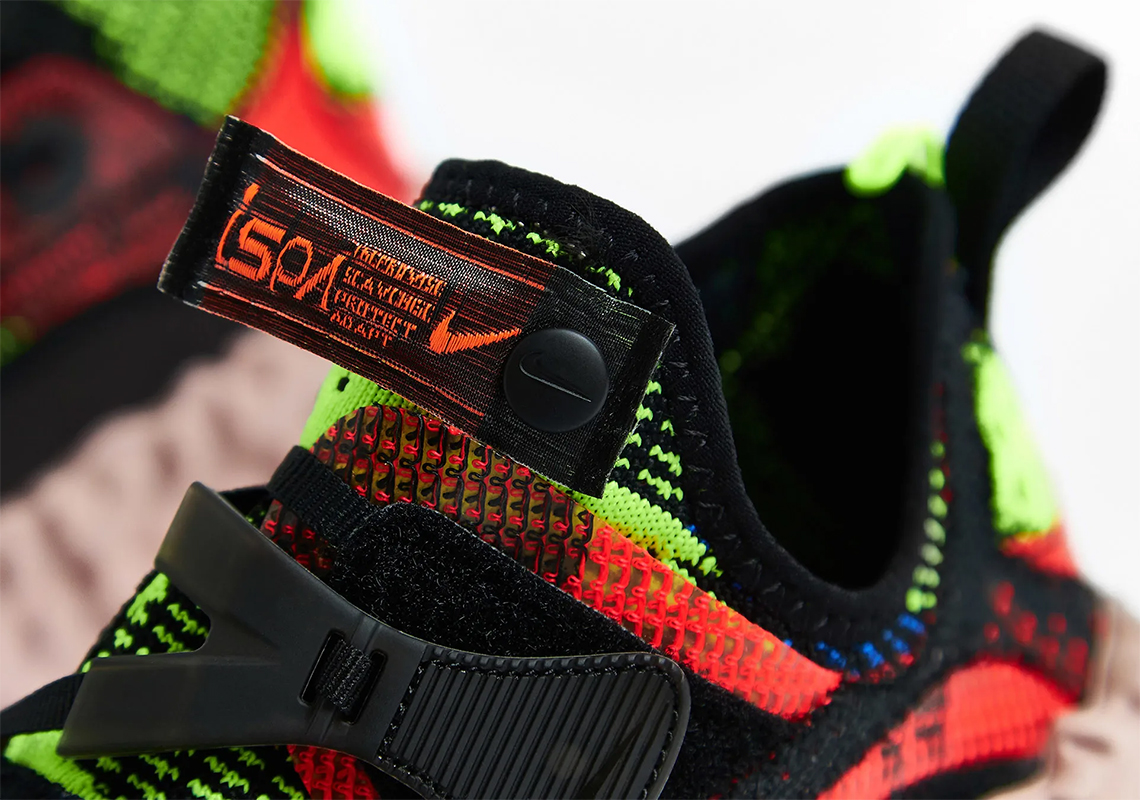 Nike Ispa Overreact Flyknit Black Crimson Cd9664 001 4