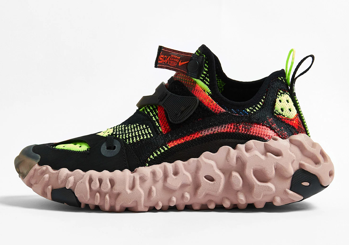 Nike Ispa Overreact Flyknit Black Crimson Cd9664 001 5