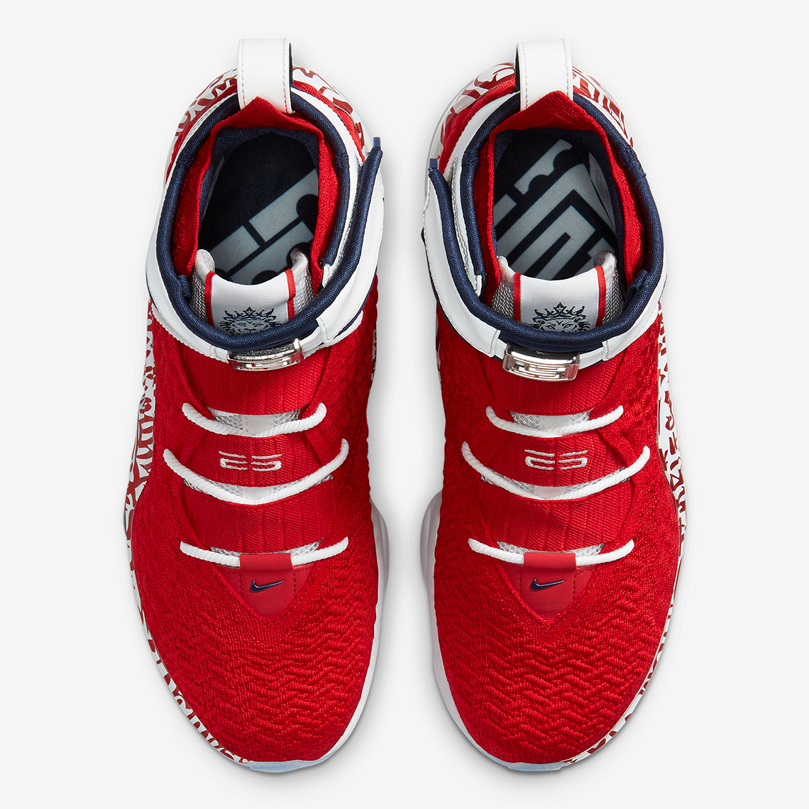 Nike Lebron 17 Graffiti Remix Red Ct6047 600 3