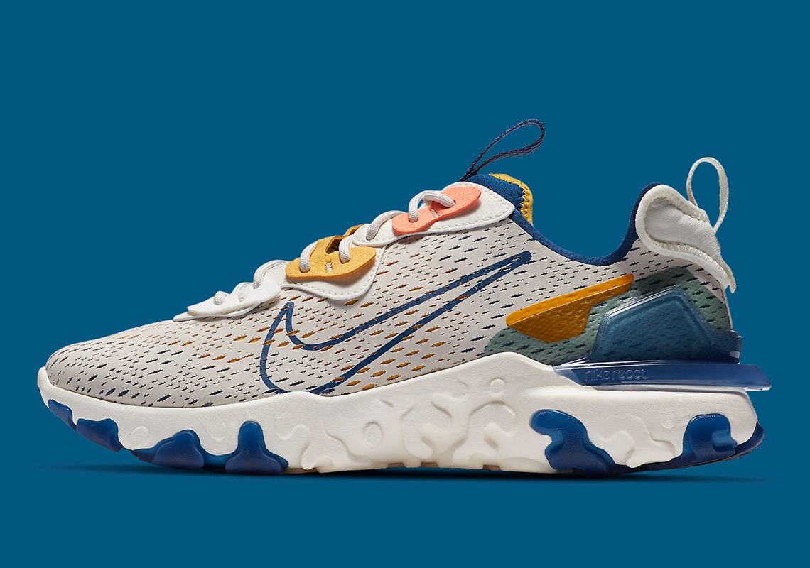 Nike React Vision Brown Blue Cd4373 103 1