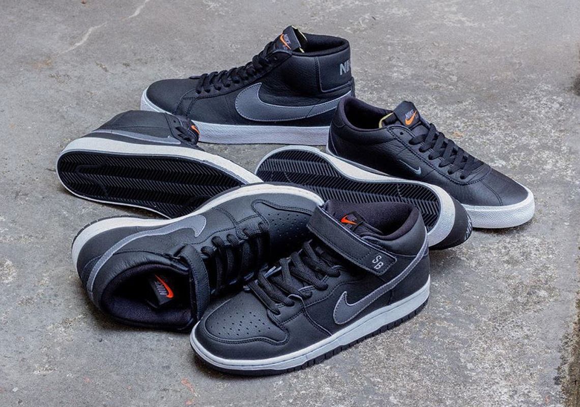 Nike SB Orange Label To Deliver Black Leather Collection