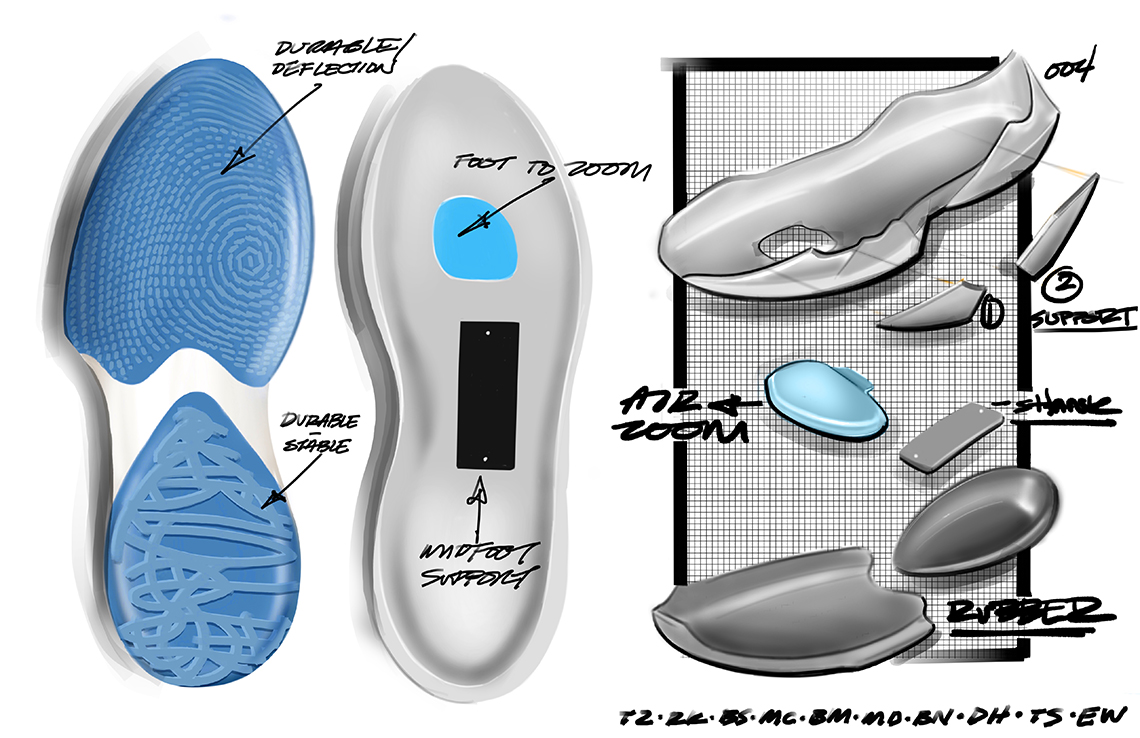 Nike Zoom Freak 2 Sketch 2