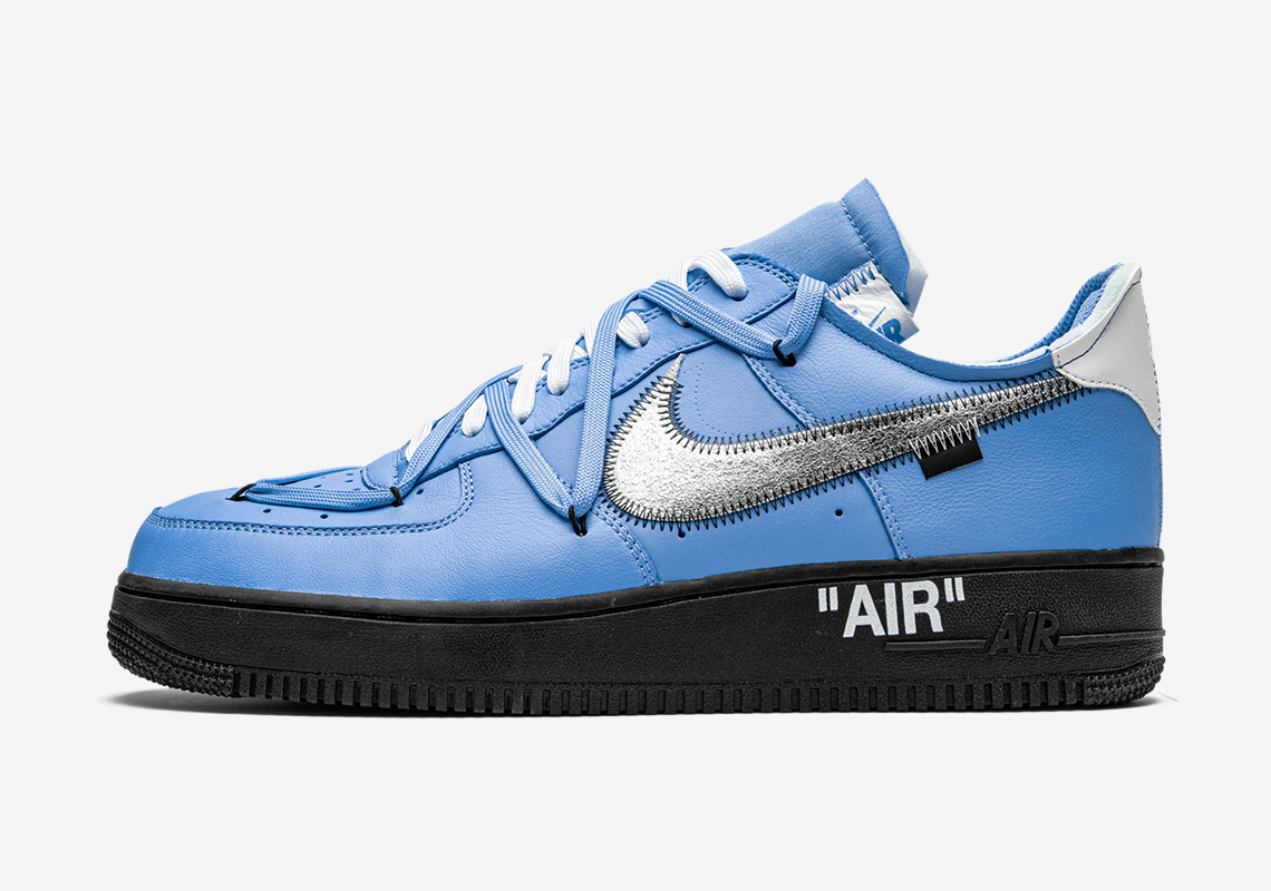 Off White Nike Air Force 1 Mca Blue Black Sample 1