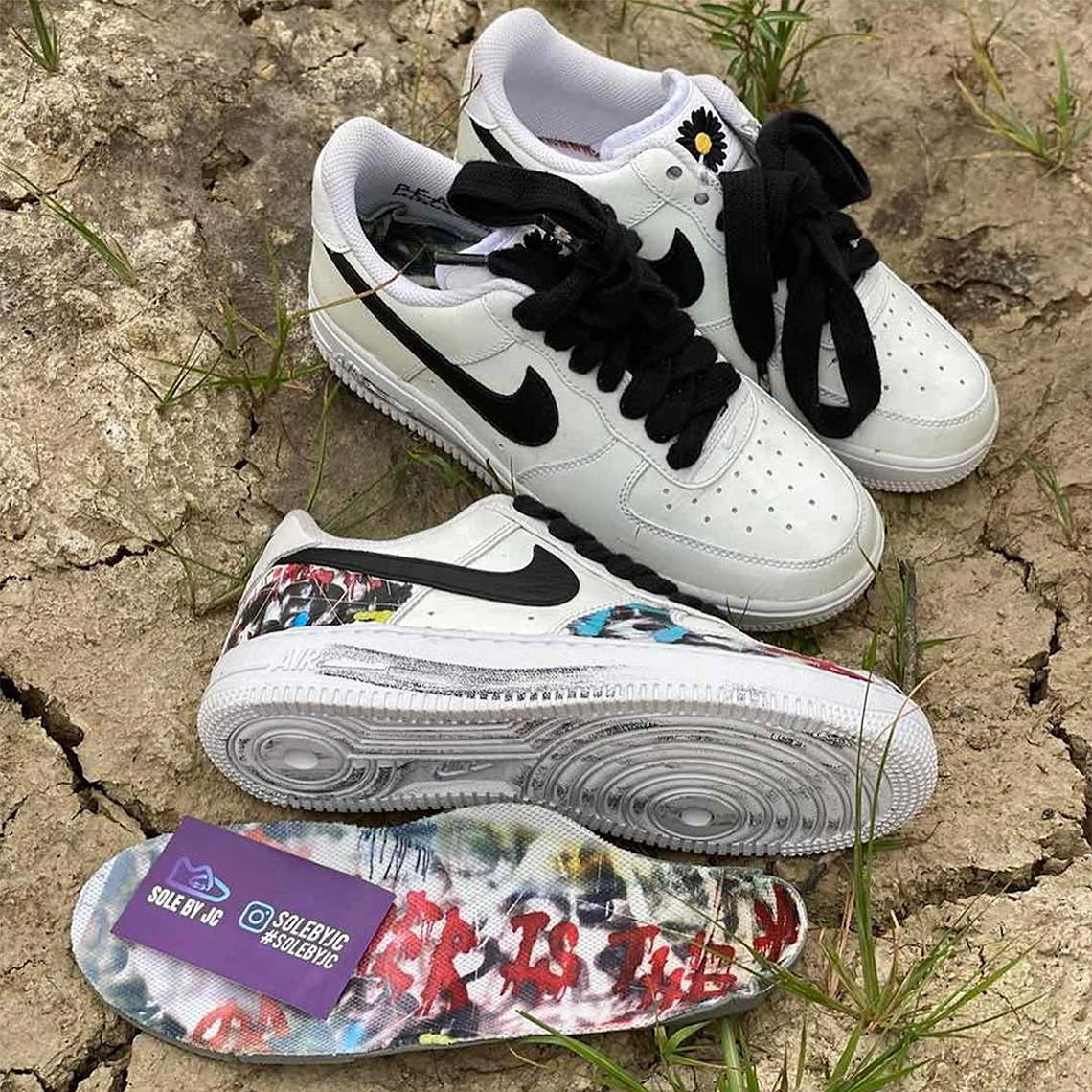 Peaceminusone Nike Air Force 1 White Black September 2020 1