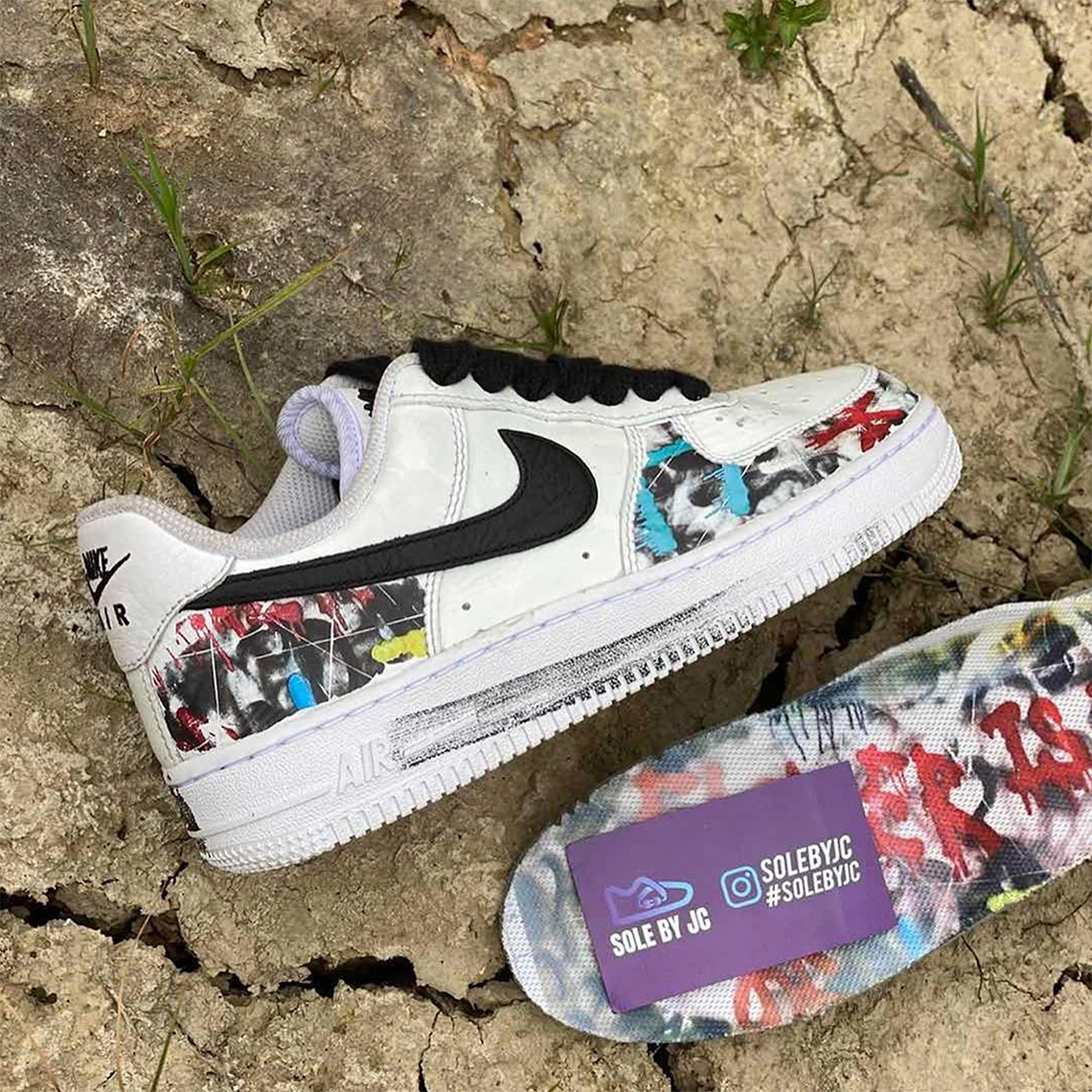 Peaceminusone Nike Air Force 1 White Black September 2020 3