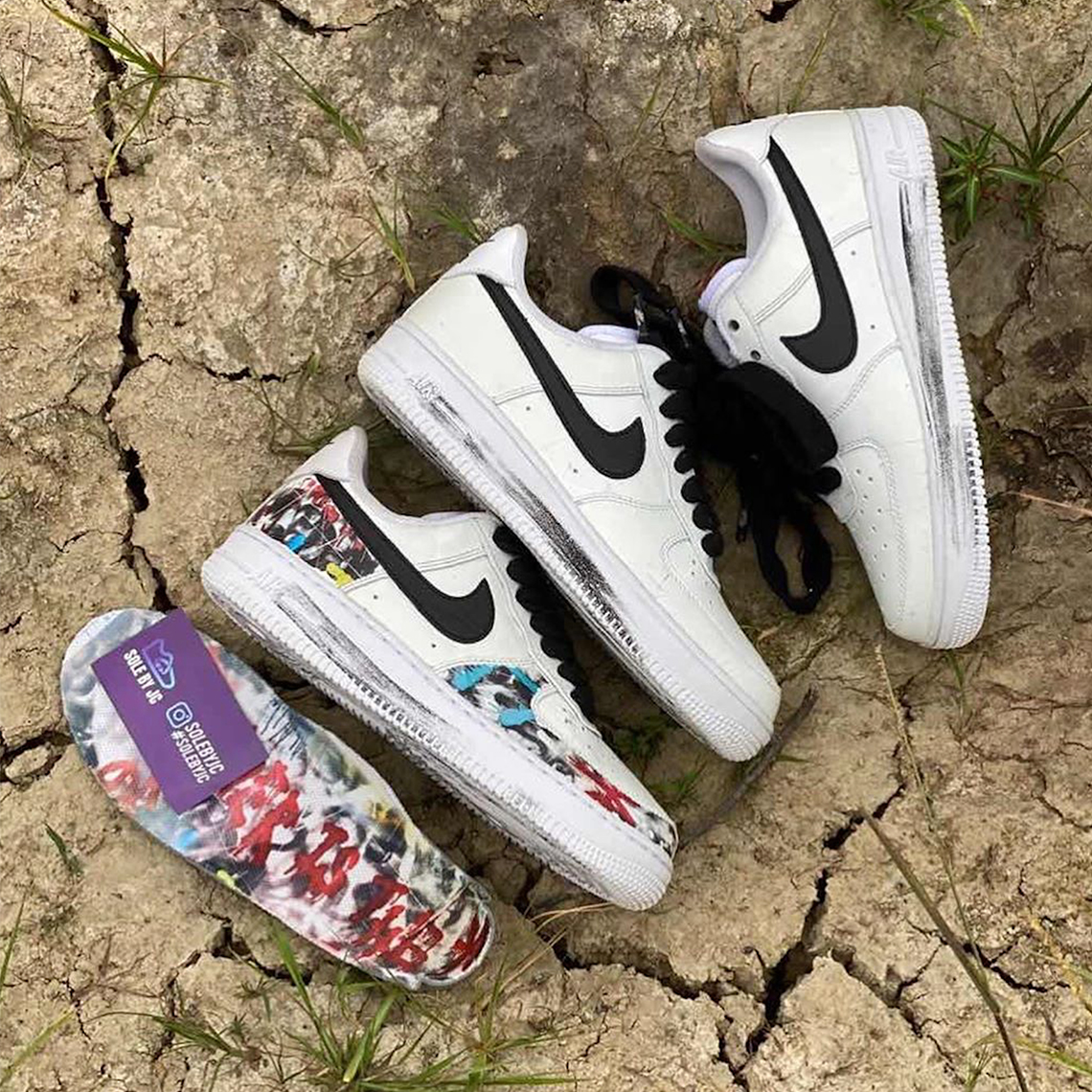 Peaceminusone Nike Air Force 1 White Black September 2020 6