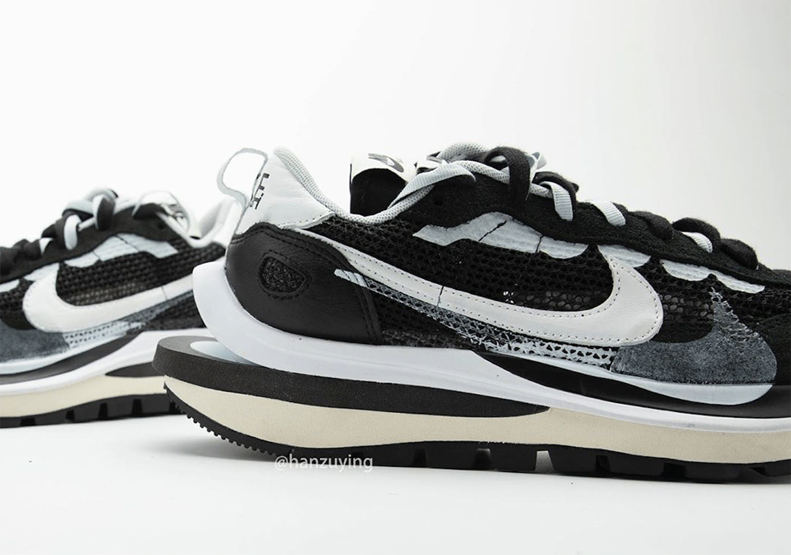 Sacai Nike Vapor Waffle Black Cv1363 001 4