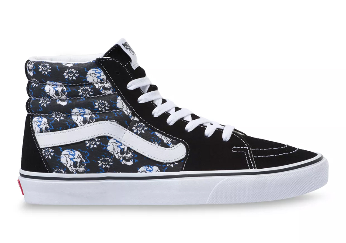 Vans Sk8 Hi Flash Skulls 1