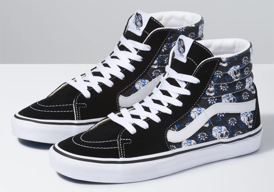 Vans Sk8 Hi Flash Skulls 2