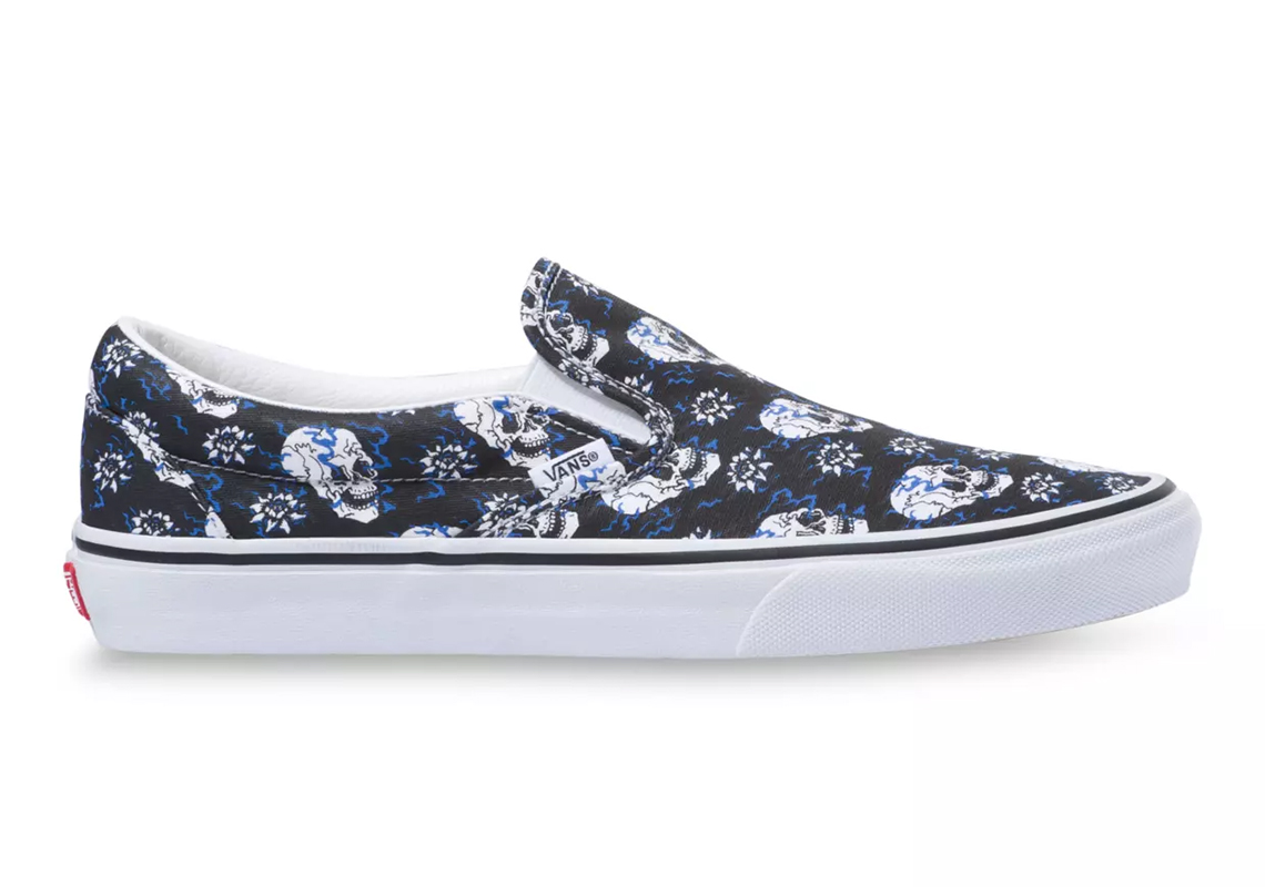 Vans Slip On Flash Skulls 3