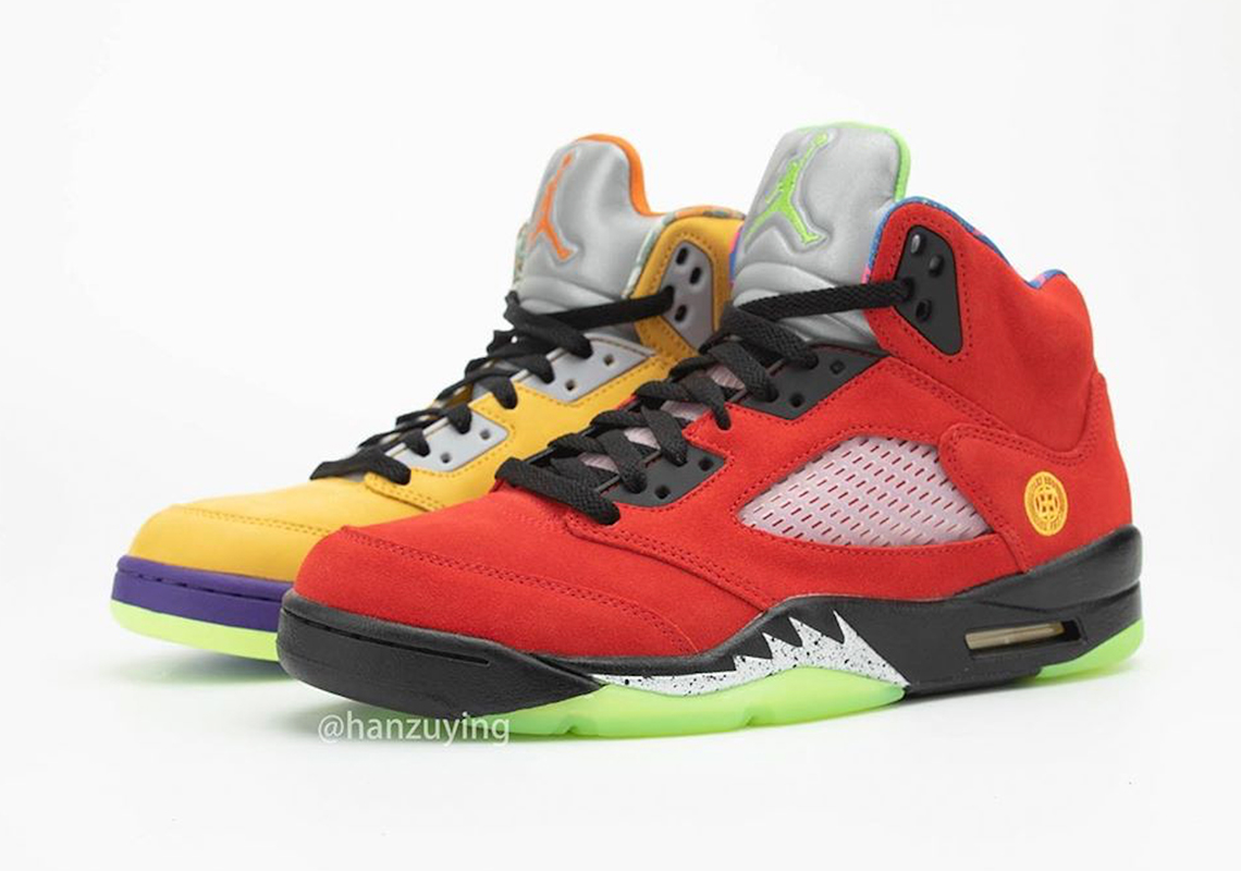 The "What The" Air Jordan 5 Combines Tokyo 23, Raging Bull, And More Celebrated Colorways