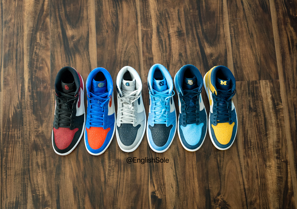 Air Jordan 1 College Pes Photos 1