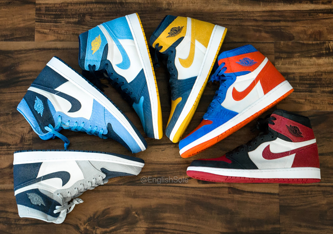 Check Out The Full Set Of This Year's Collection of Air Jordan 1 College PEs