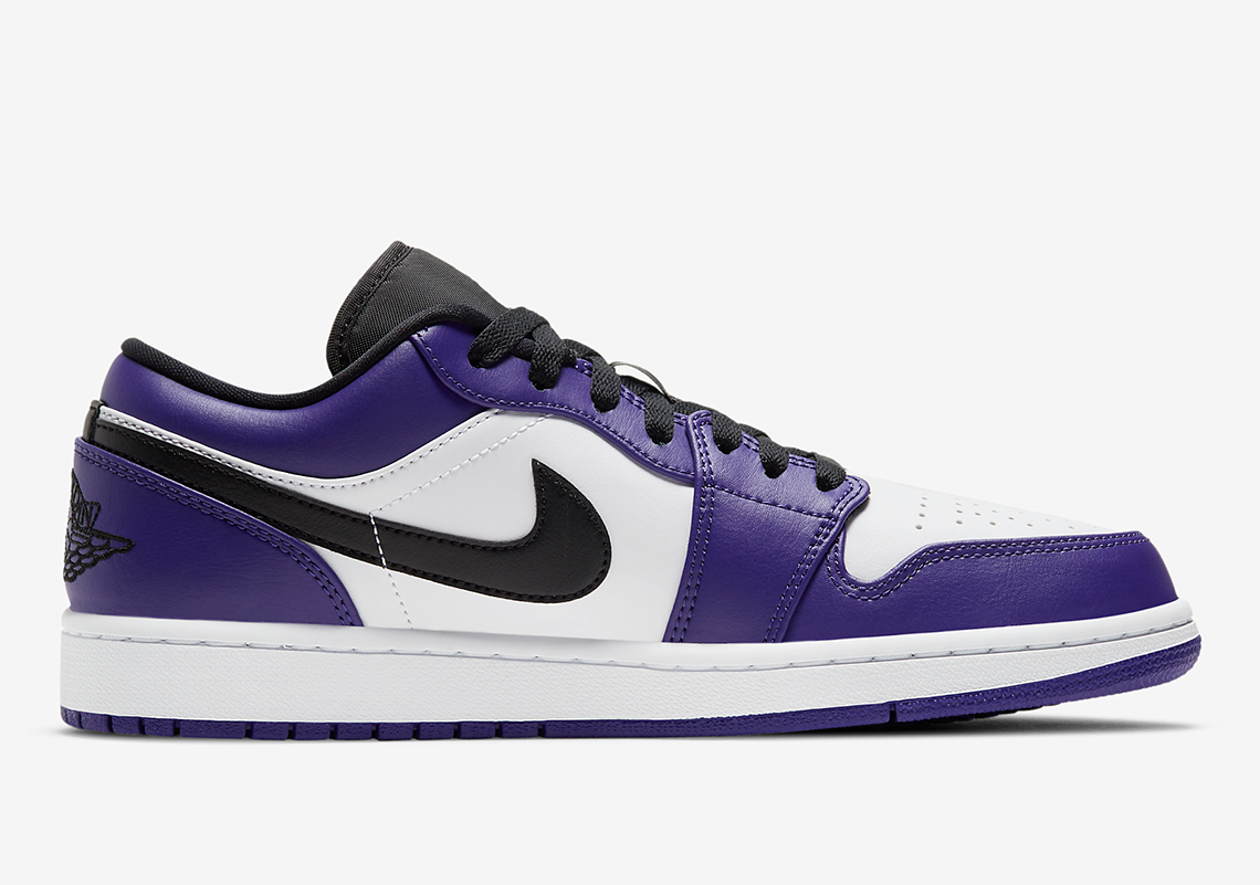 Air Jordan 1 Low Court Purple 553558 500 2