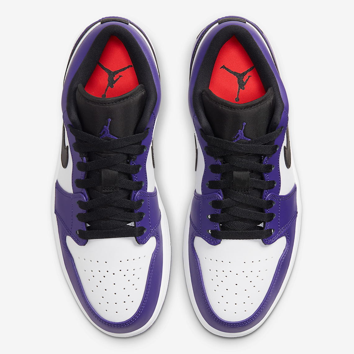 Air Jordan 1 Low Court Purple 553558 500 3