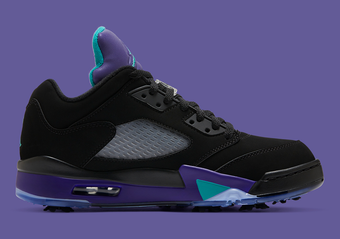 Air Jordan 5 Golf Black Grape Cu4523 001 Release Info 2