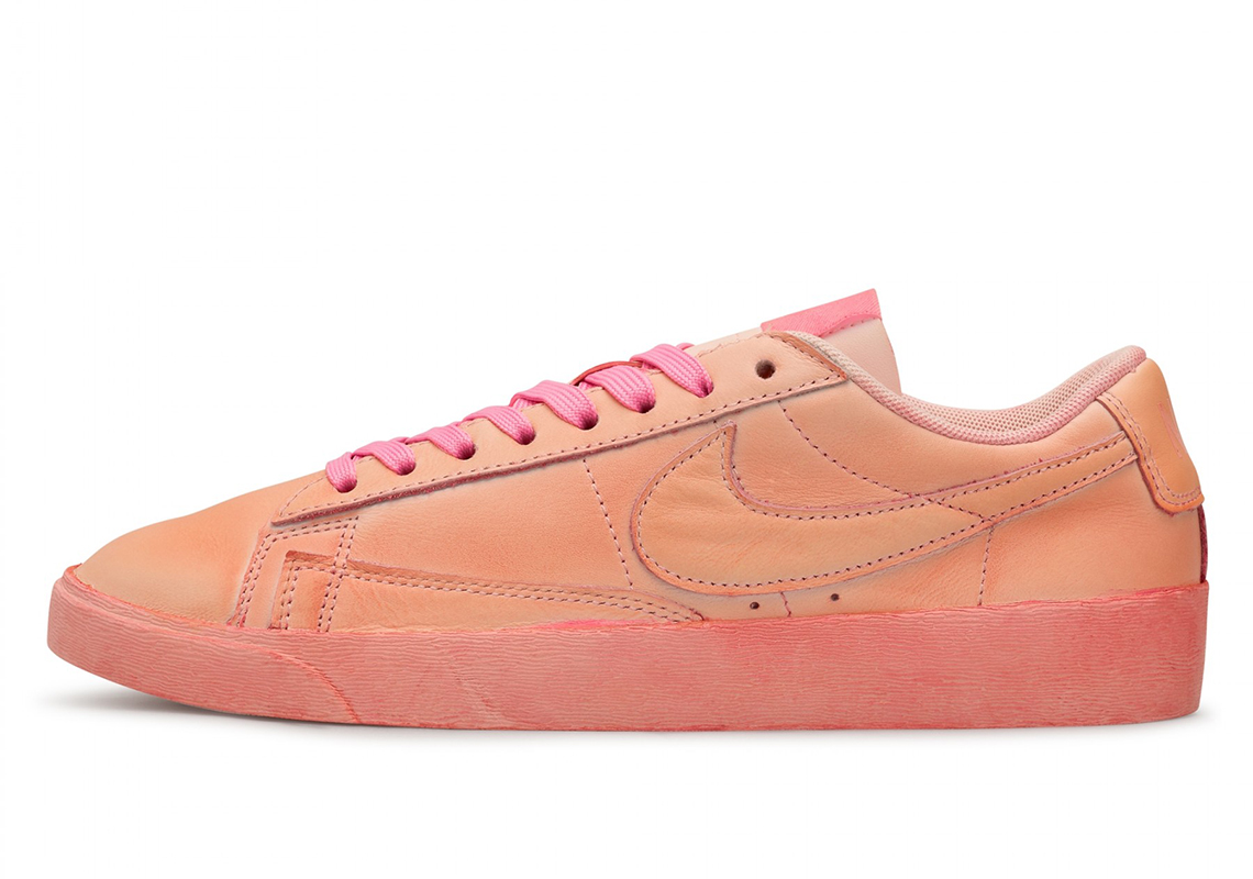 Cdg Girl Nike Blazer Low Pink 1