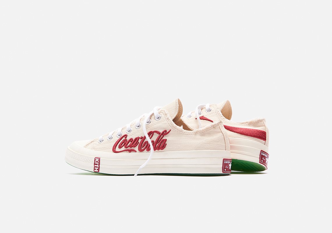 Kith Coca Cola Converse Chuck 70 Low Parchment 4