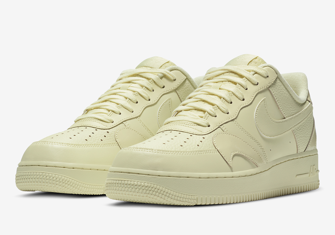 Nike Dresses Up Their Misplaced Swoosh Air Force 1 With A Butter Cream Colorway