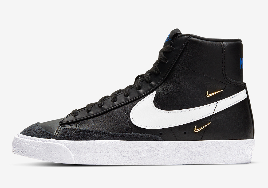 The Nike Blazer Mid LX Embellishes Its Profile With Mini Metallic Swooshes