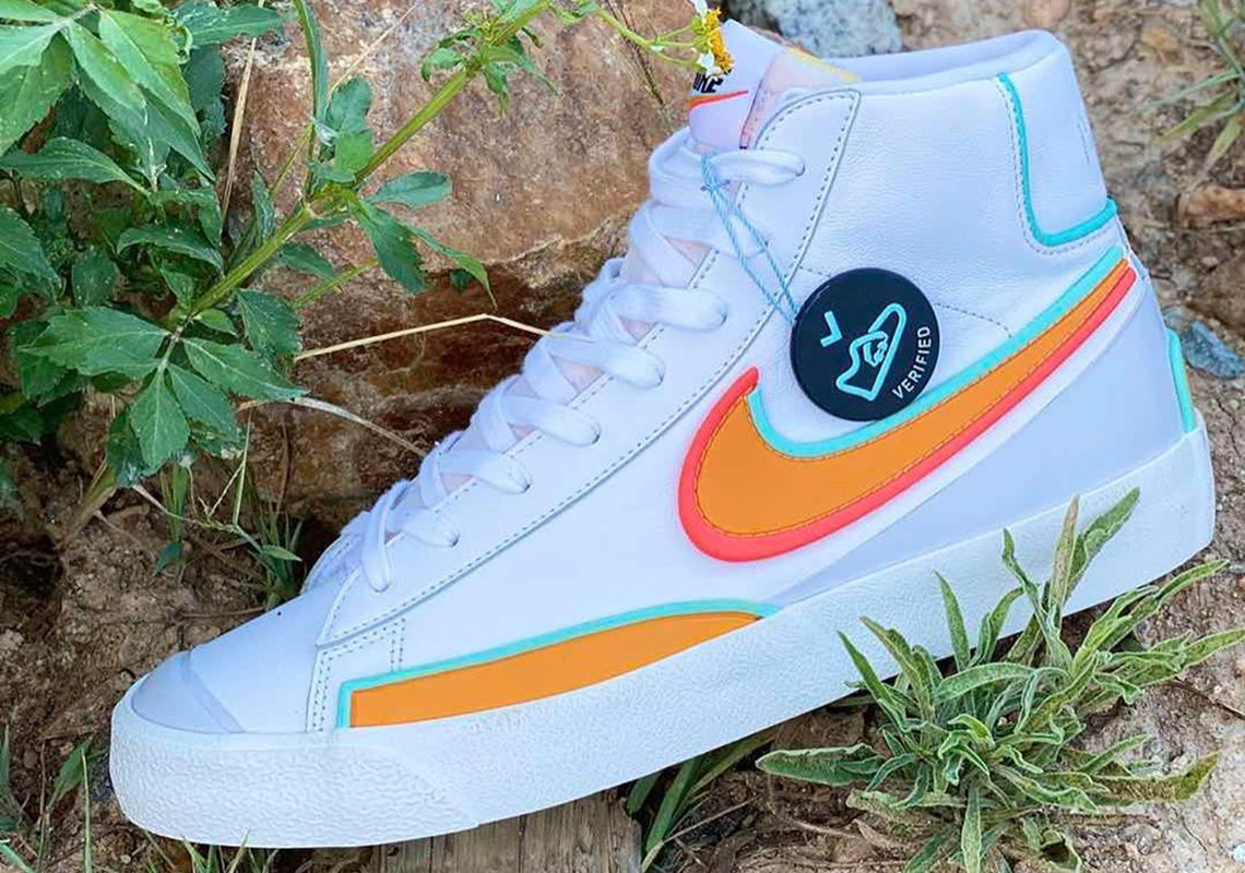 Nike D/MS/X Adds Multicolor Piping And TPU Panels To The Blazer Mid