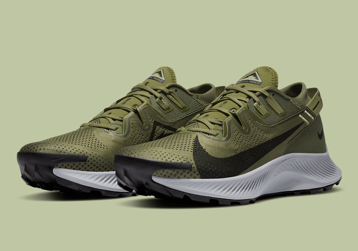 The Nike Pegasus Trail 2 Is Now Available In "Medium Olive"