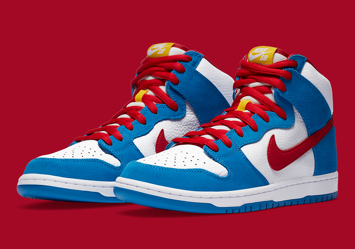 Where To Buy The Nike SB Dunk High “Doraemon”