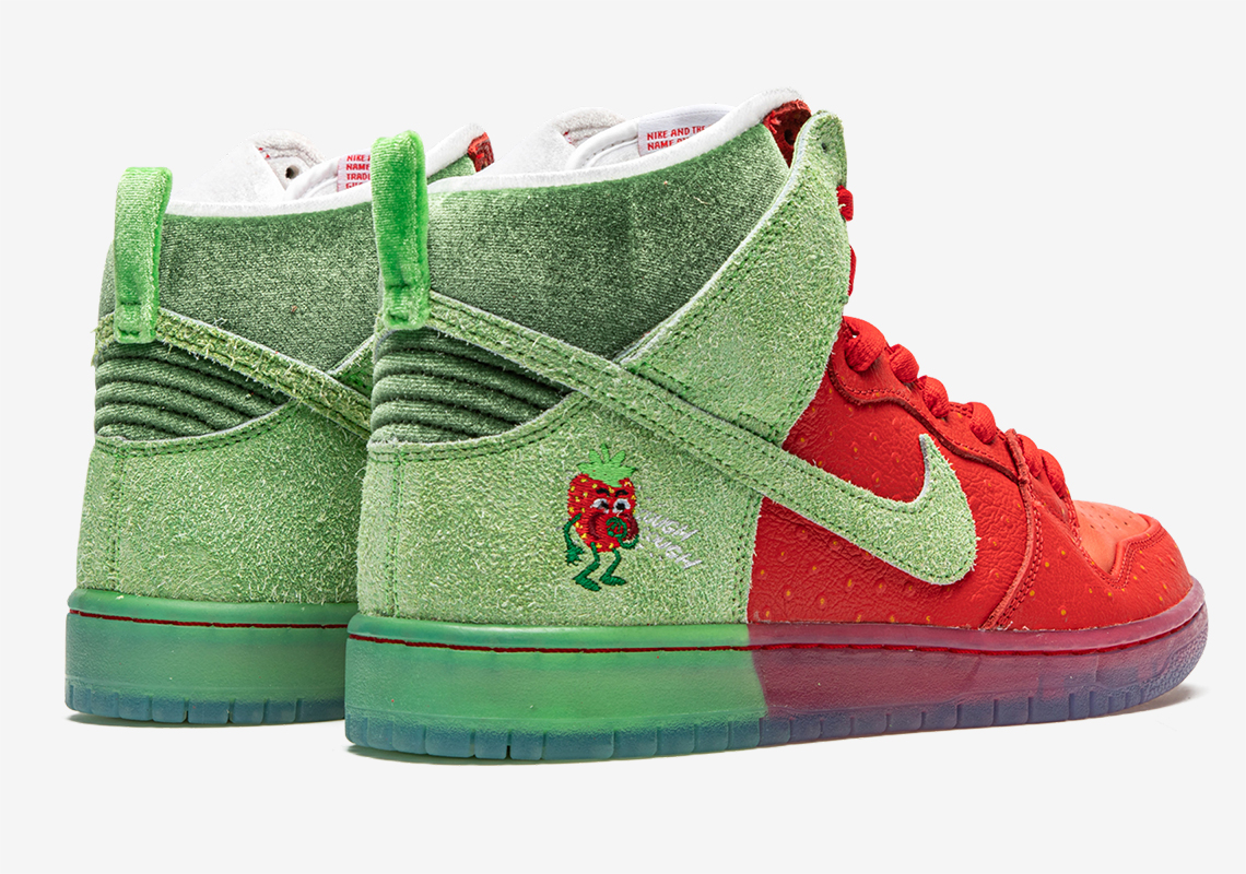 Nike Sb Dunk High Strawberry Cough Cw7093 600 2