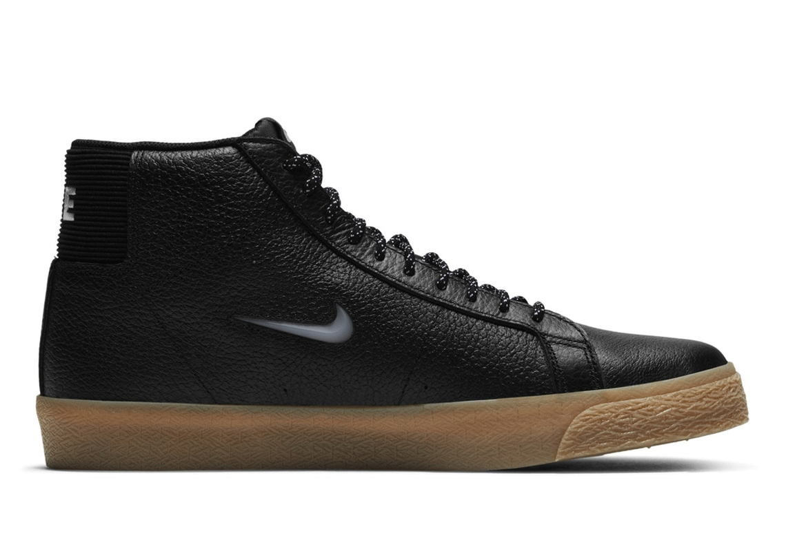 Nike Sb Zoom Blazer Mid Black Gum Brown 6