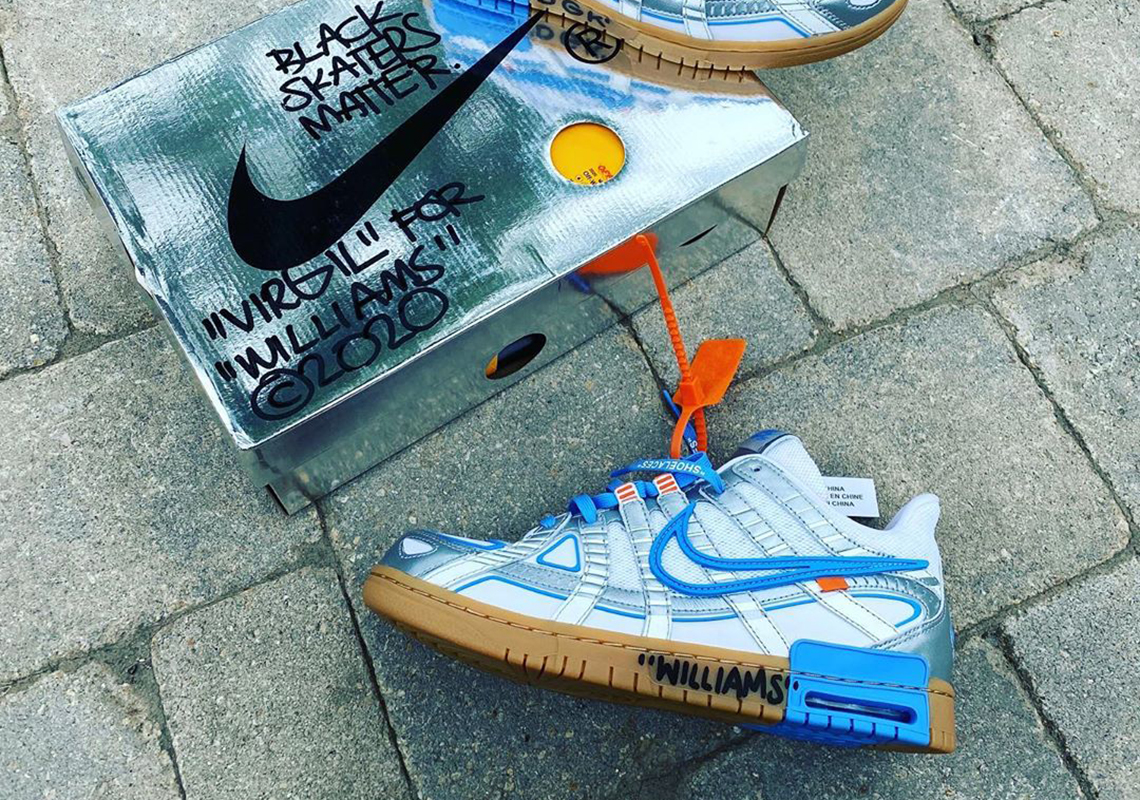 Virgil Abloh Blesses Stevie Williams With His Off-White x Nike Rubber Dunk