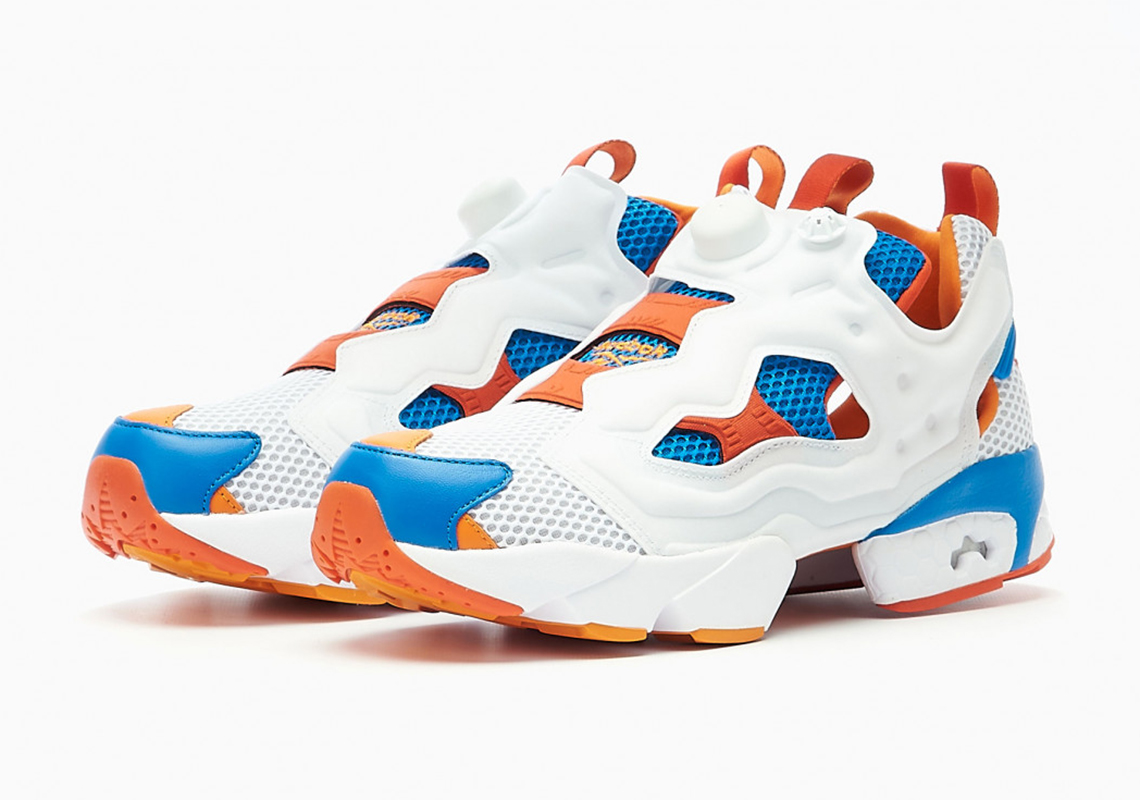 The Reebok Instapump Fury Delivers A Dynamic Blue and High Vis Orange Colorway