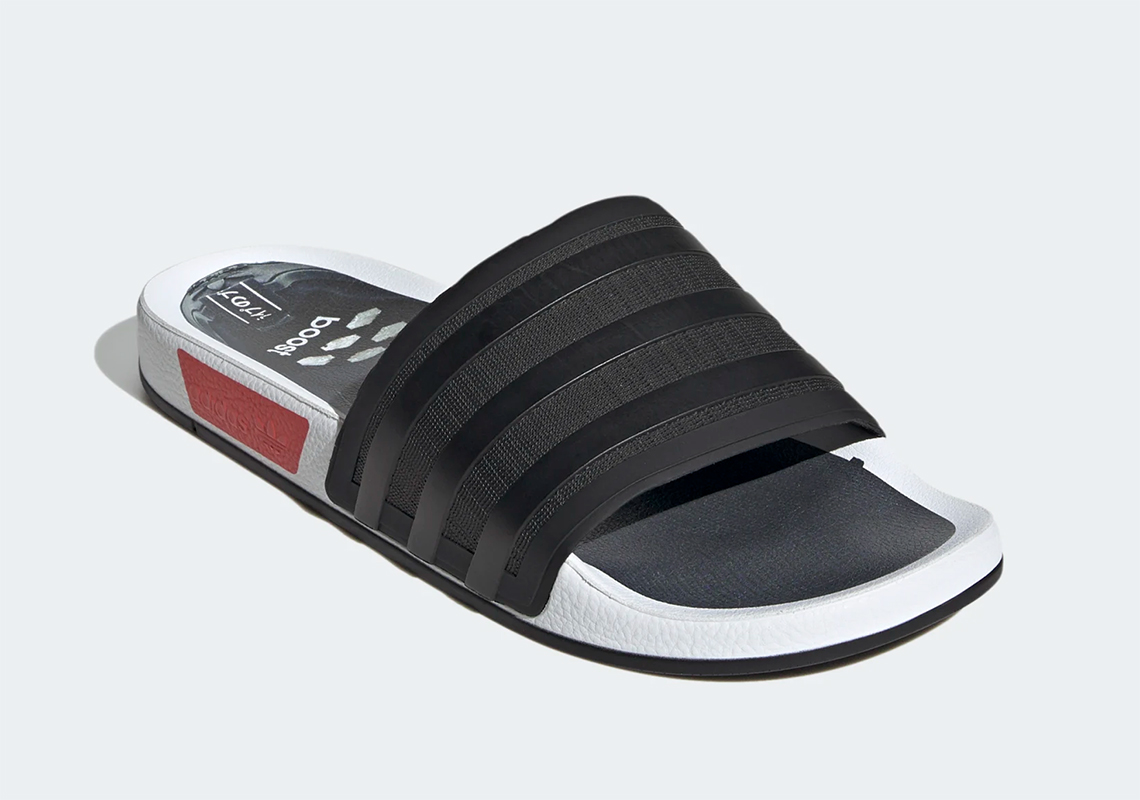 Adidas Adilette Slide Nmd Black Red Fx4380 4