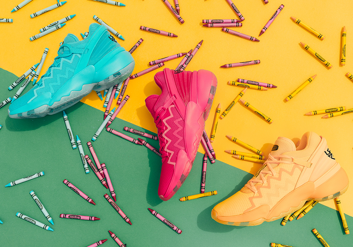 Donovan Mitchell And Crayola Color Up The adidas Don Issue 2 "Crayon Pack"